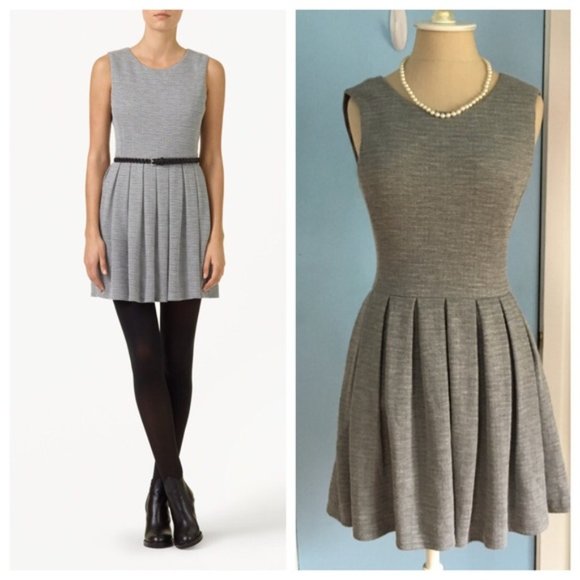 Grey Aritzia Talula Waldorf Sleeveless Dress - Picture 1 of 6